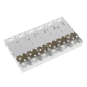 China 2110957-2 SFP 1X6 CAGE Assembly 8 Gb/s Through Hole Press-Fit wholesale