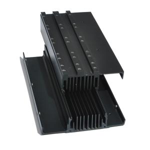 China Black Anodized Aluminium Heat Sink Profiles , Electronic Aluminum Alloy Profile wholesale