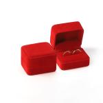 Wholesale Customised Luxury Jewelry Double Ring Box Personalized Custom logo