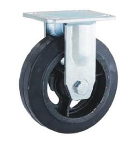 China 6 Inch Heavy Duty Caster Wheels Rubber Caster Iron Wheels wholesale