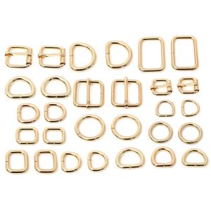 China Gunmetal Handbag Rings Hardware SUS304 Stainless Steel D Round Ring Non Welded wholesale
