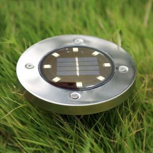 China Popular IP65 8 LED Solar garden Lawn Light , Underground outdoor Light for Yard wholesale