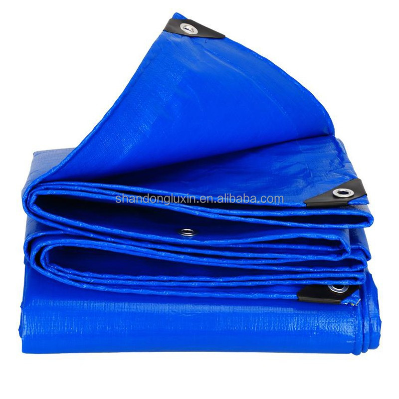 Plaid Style PE Tarpaulin Laminated Woven Fabric for Plastic Greenhouse and Density