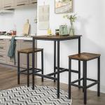 Square Bar Table for Sale, Industrial Style Bar Table, Kitchen Furniture, Dining