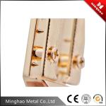 Promotion black square zinc alloy metal accessories,18.7*63.8mm black parts