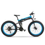 1000W Electric Snow Bike 26 Inch Hidden Battery 27 Speed Full Suspension