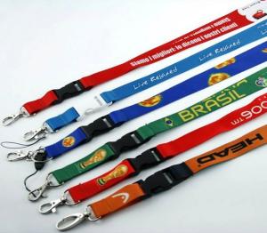 China imprint custom polyester neck lanyard wholesale