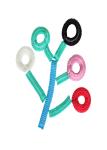 Latex Free Surgical Head Cover , Disposable Surgical Caps Colorful For