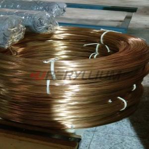 China UNS No C17500 Cuco2be Beryllium Bronze Wire Thickness 0.8mm Copper Wires wholesale