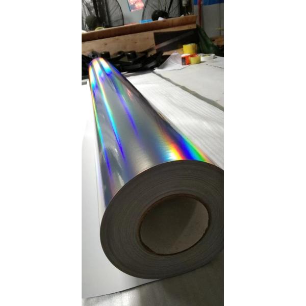 Eco-Solvent Printable Holographic Self Adhesive Vinyl Laser Adhesive Holographic Vinyl Sticker With For Digital Printing
