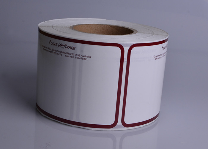 Print custom self adhesive paper printable shipping tracking labels