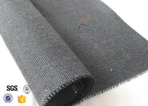 China 600g Thermal Insulation Materials Black Vermiculite Coated Fiberglass Fabric wholesale