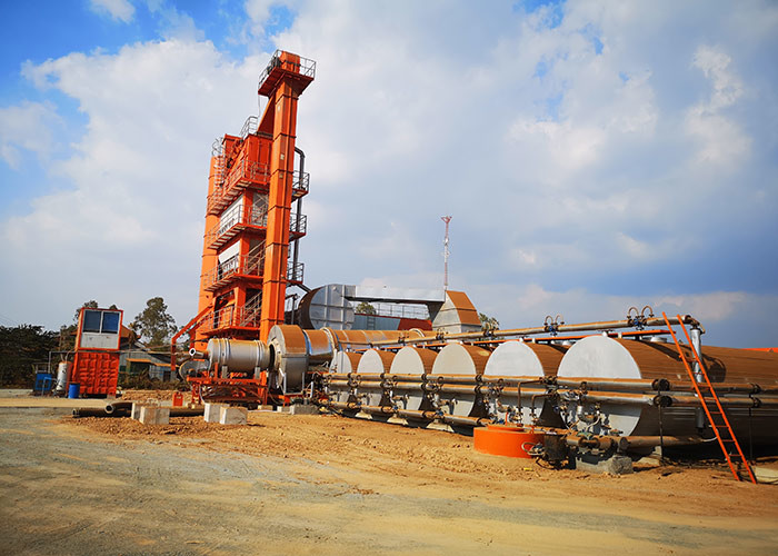 160t / h stationary asphalt mixing plant