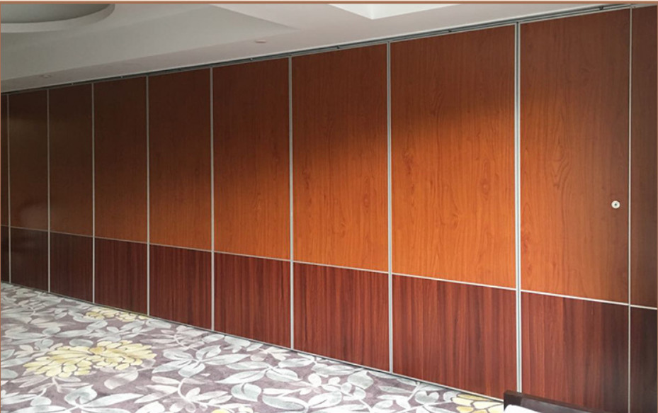 Banquet Hall Floor to Ceiling Folding Partition Walls Movable Sound Proof Partitions