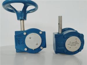 China Ip65 Cast Steel Water Butterfly Valve Gearbox wholesale