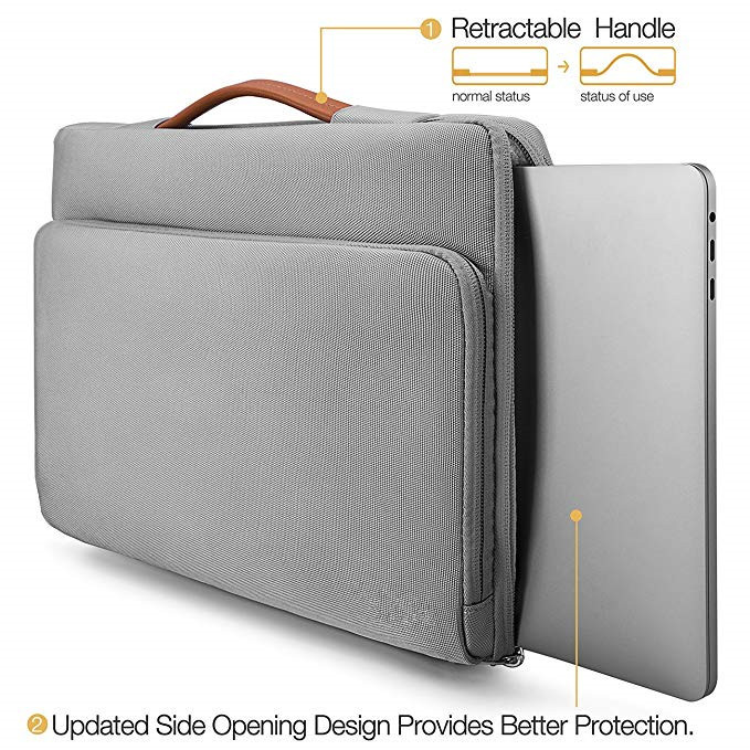 Lightweight Laptop Travel Case , Notebook Carry Bag Spill Resistant