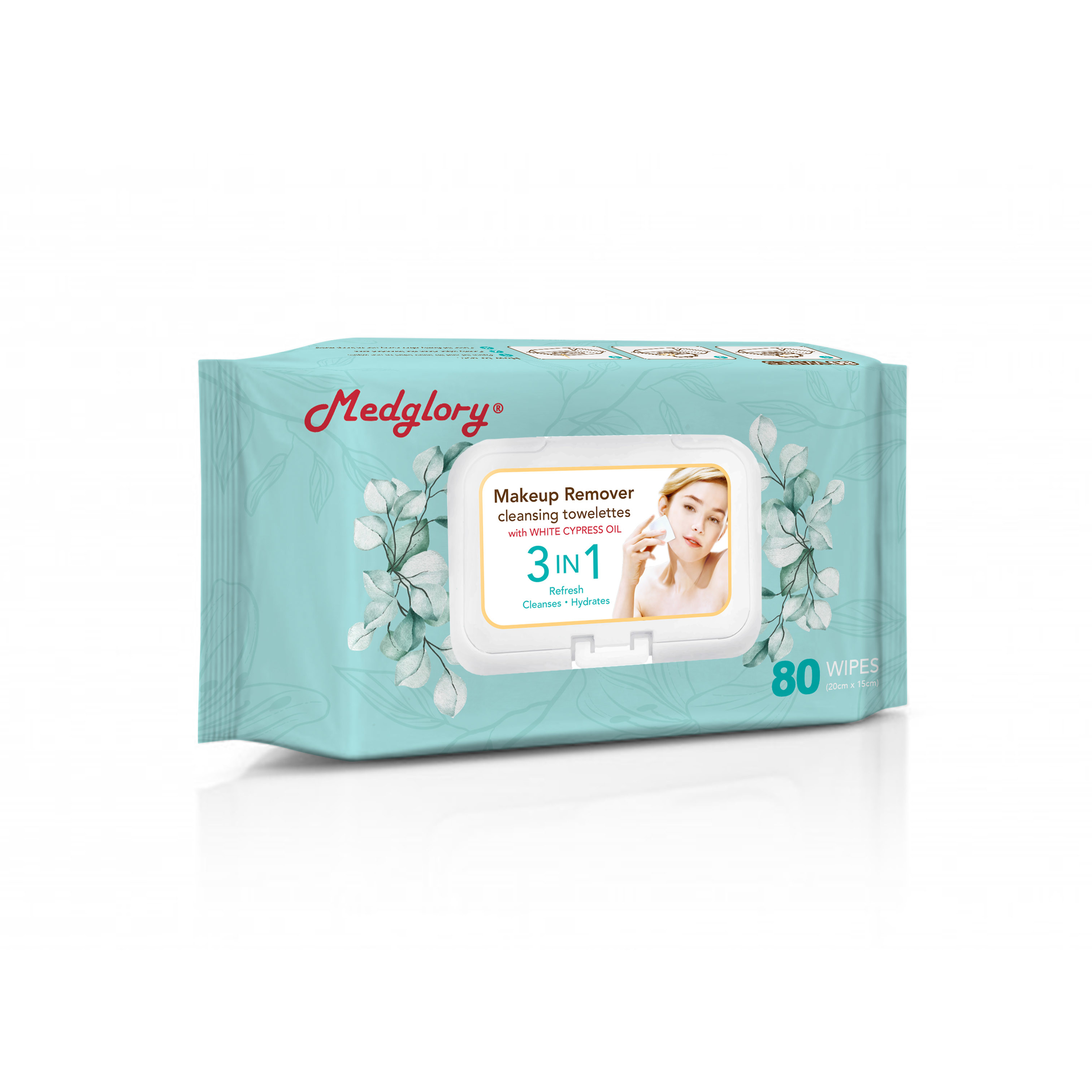 80 Pcs Makeup Remover Wipes Gentle Refresh Pretty Remove Mascara Even Eye Make Up