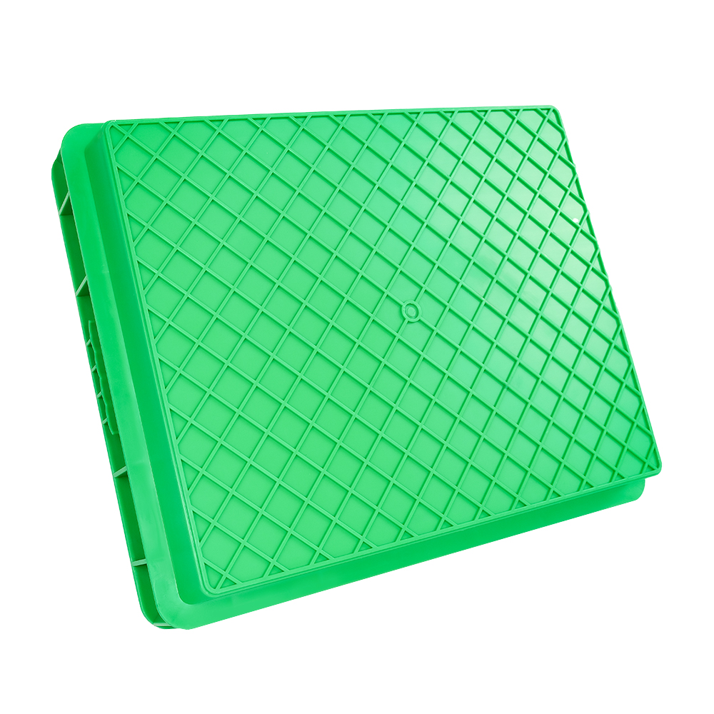 Industrial Euro Plastic Crate for Customized Color Food Storage and Distribution