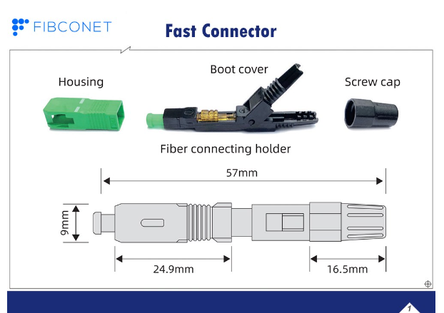 Fast Connector LC APC/LC UPC Fiber Optic Equipment for Fiber Patch Cord Manufacture