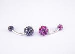 Crystal Belly Button Ring Fashion Jewelry Accessories Piercing For Female Navel