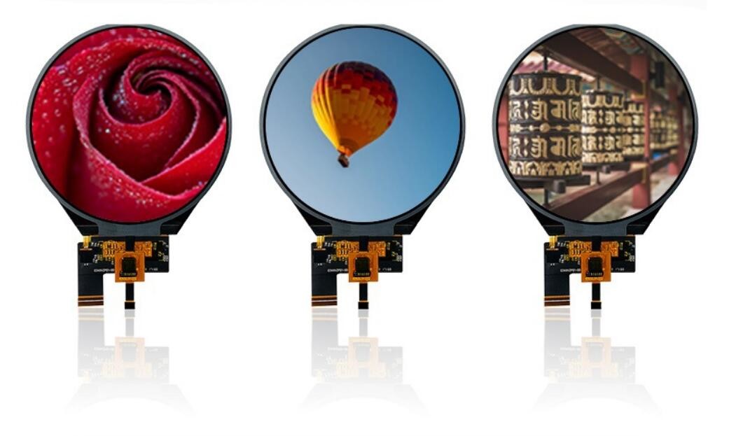 3.4 Inch 800x800 Round Capacitive Touch TFT Display