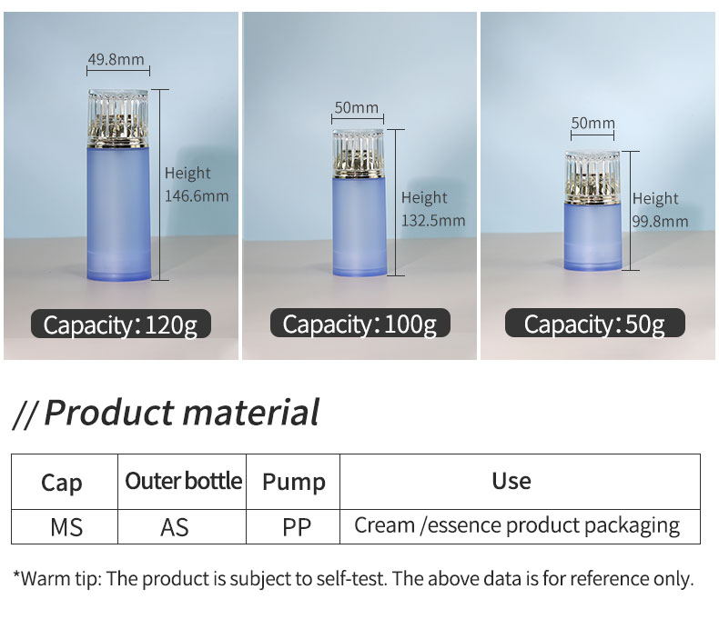 15ml 30ml 50ml Airless Bottle Series AS PP Plastic Bottles Frosted Airless Pump Bottle Cosmetic Packaging OEM/ODM Acceptable