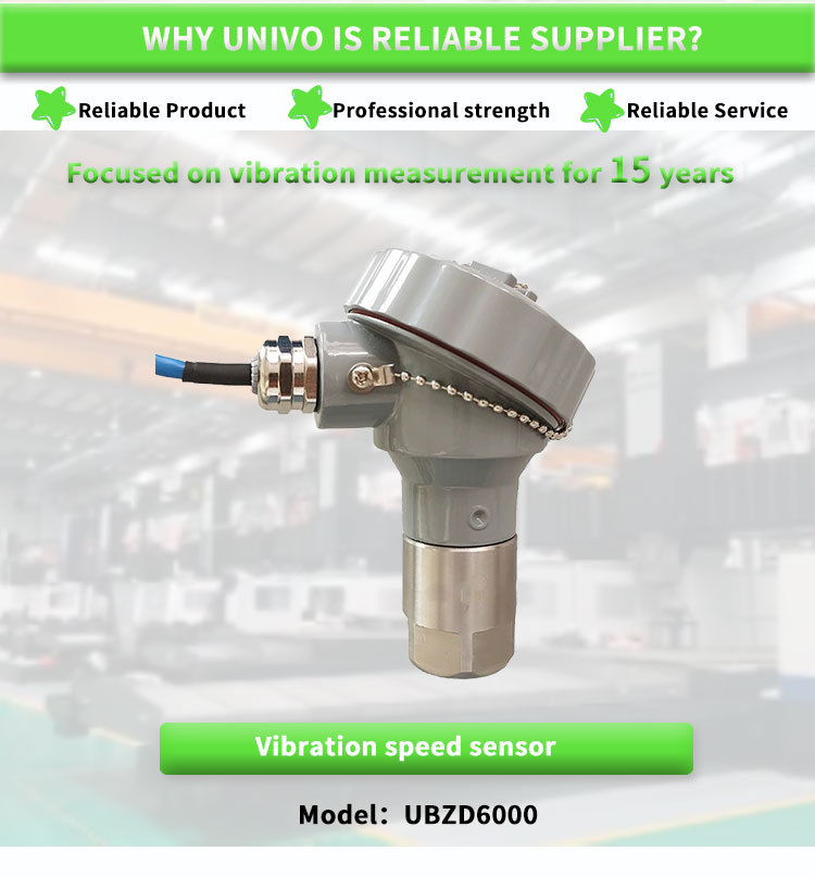 VIBRATION SENSOR UNIVO UBZD6000 PLC/DCS for Online Monitoring of Mechanical Vibration