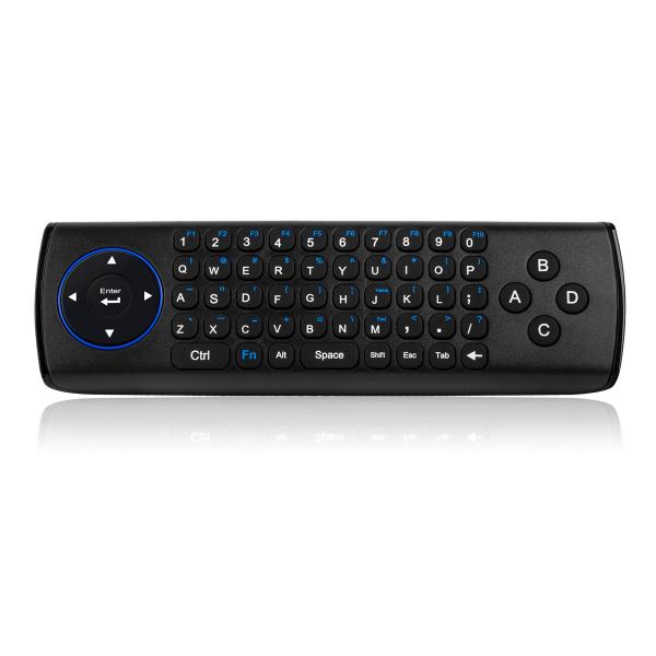 Plastic Air Mouse Remote 10m Range With Charging Cable Rechargeable