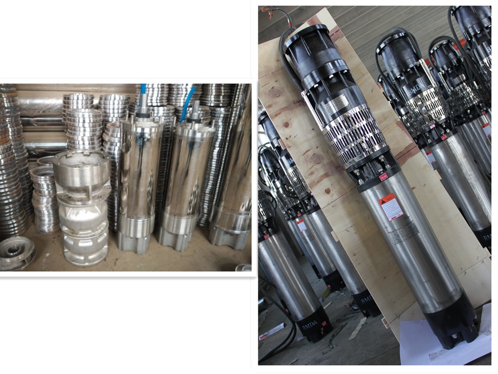 Corrison Resistant Deep Well Submersible Pump / Submersible Water Pumps For Boreholes