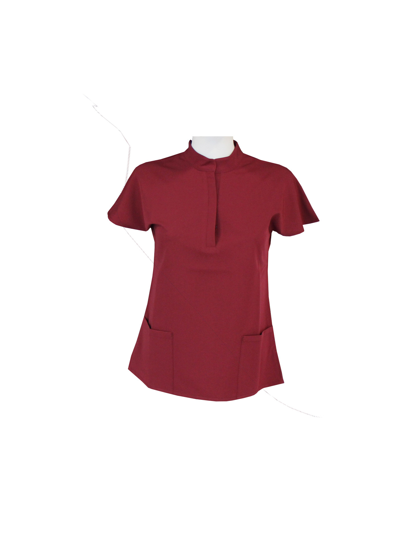 180 GSM Twill 2/1 Polyester 77% Rayon 20% Spandex 3% Medical Uniform Scrubs With Pockets