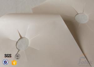 China Beige 27x27cm 0.11mm PTFE Coated Fiberglass Fabric Stovetop Burner Protector wholesale
