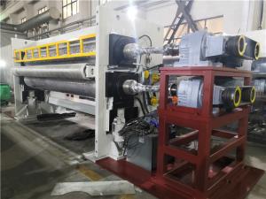 China 850mm Calendar Rolling Machine , High Speed Fabric Calender Machine wholesale