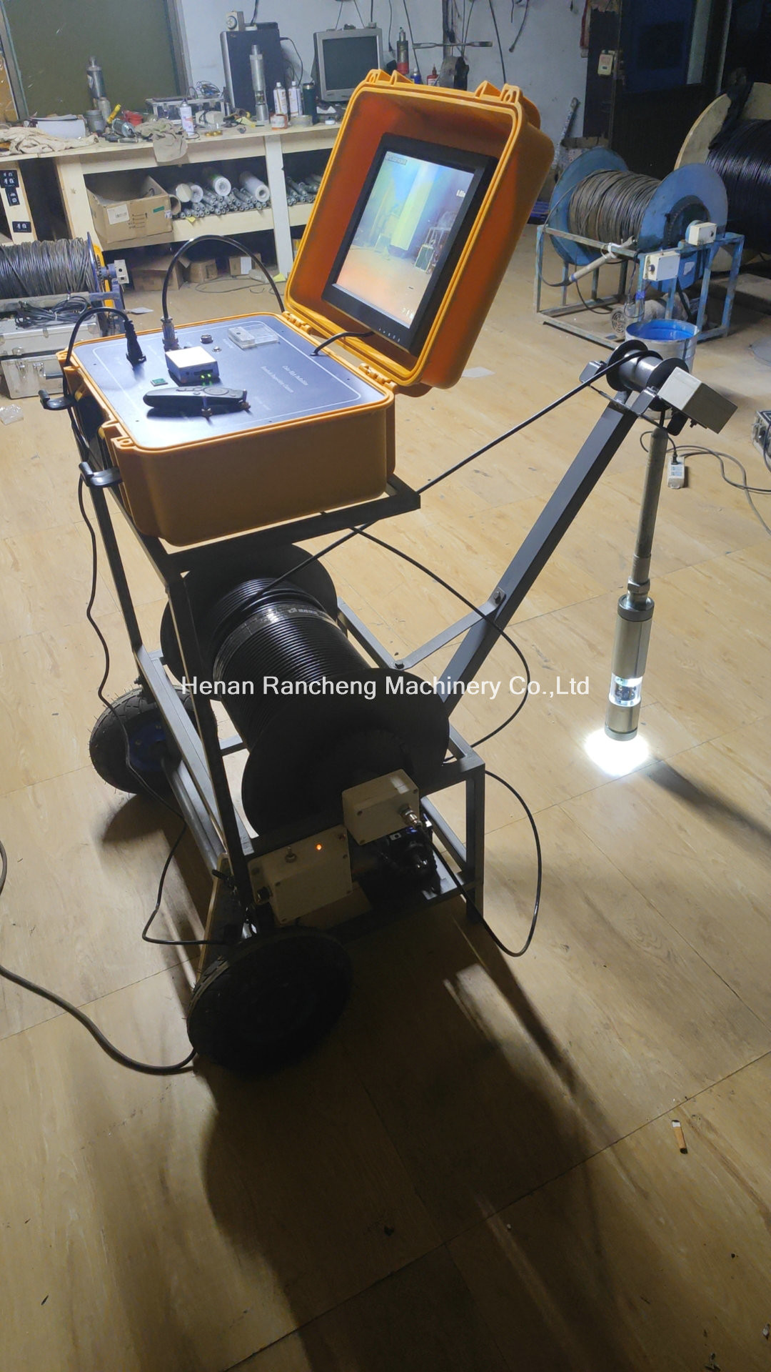 500m Depth Deep Borehole Well Underwater Inspection Camera