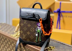 China Ladies Brown Cartoon Embroider Luxury Cross Body Bag Monogram Pattern wholesale