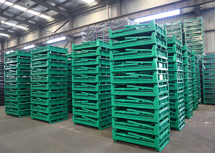 Stackable Wire Mesh Pallet Cage Stillage Containers OEM