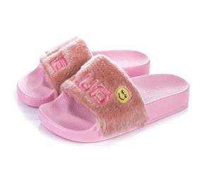 China Cute Pink Ladies Pu Slippers Water Resistance SW1910174 OEM Service wholesale