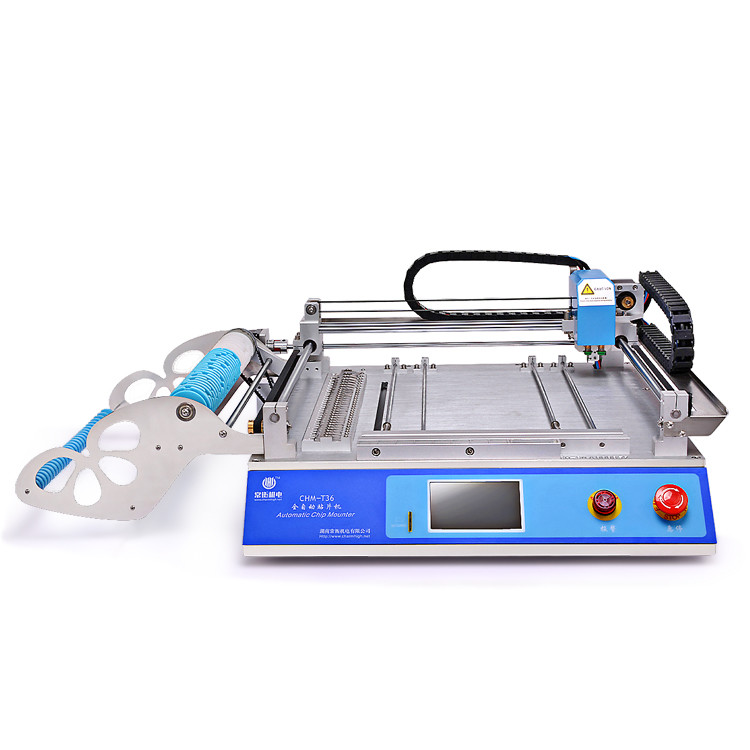 High quality small-sized 2-head desktop smt pick and place machine CHM-T36