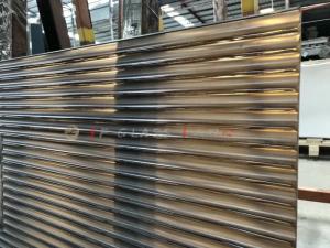 China Colorful Brown Laminated 19mm Standard Glass Panels wholesale