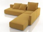 Nordic small family type combination imperial concubine fabric sofa