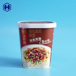 China 89MM Instant Rice IML Cup Square Lid With Logo Printing wholesale