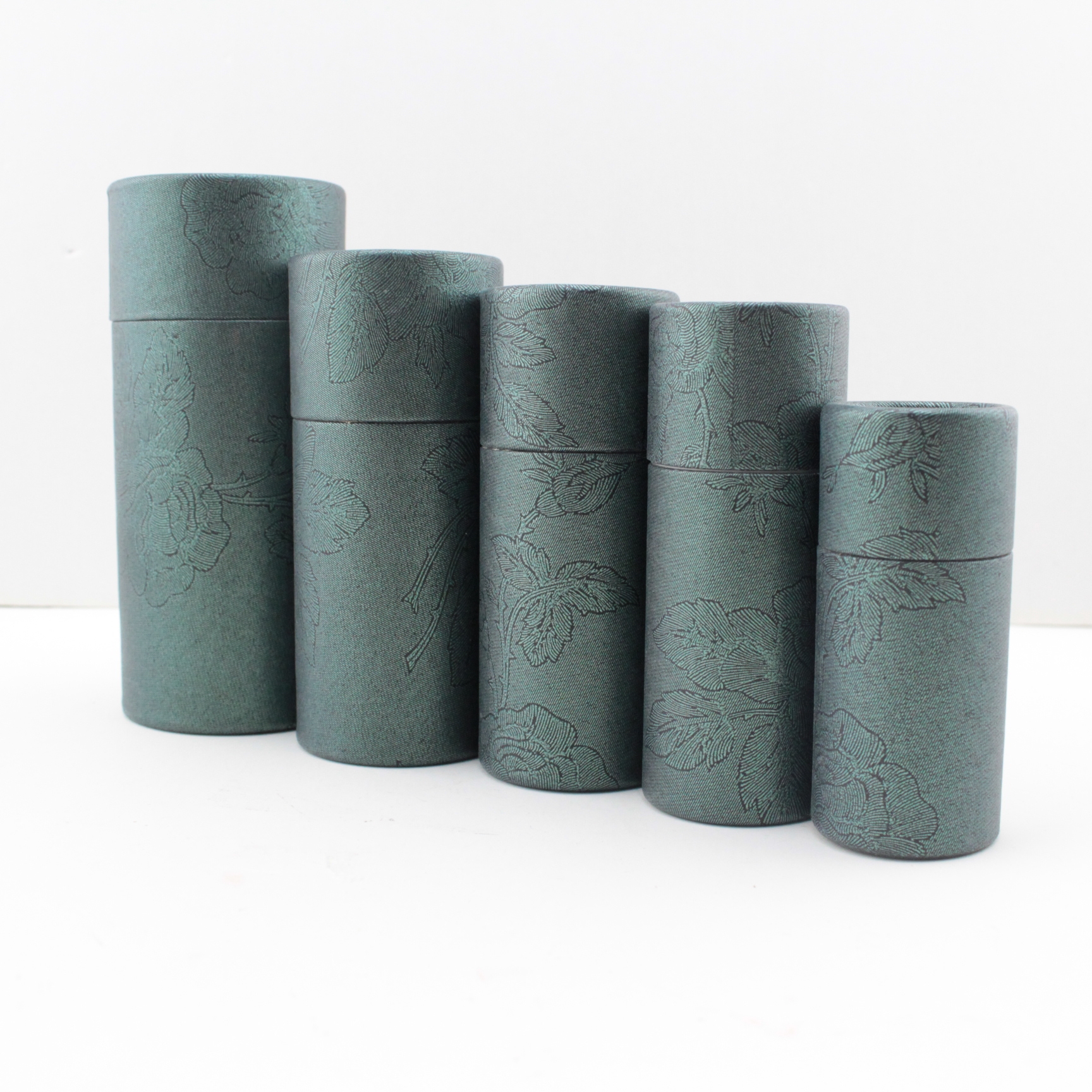 Round Kraft Paper Tube Box , Cardboard Cylinder Box With UV Coating Varnishing