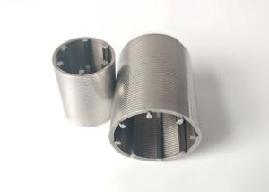 China 4-10mm V Shaped Wedge Wire Screens Cylinder 25 Micron Slot wholesale