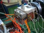 Alloy steel Wood Profile plastic extruder machinery 180 - 450kg / h