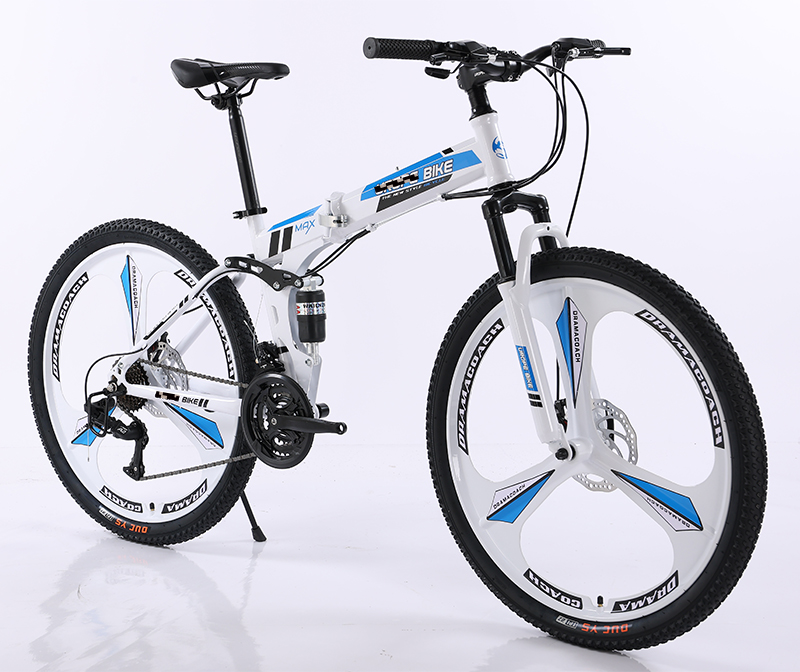 Full Shockingproof Frame Mountain Bike Gear Cycle Folding Mountainbikes OEM 26 29 Inch Foldable Custom Bicycle by GOMID