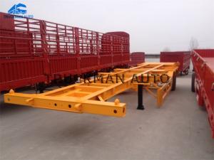 China 3 Axles 40 Tons Skeletal Container Trailer , Semi Trailer Storage Containers 40 Feet wholesale