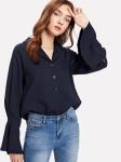 long sleeve casual blouse designs for women