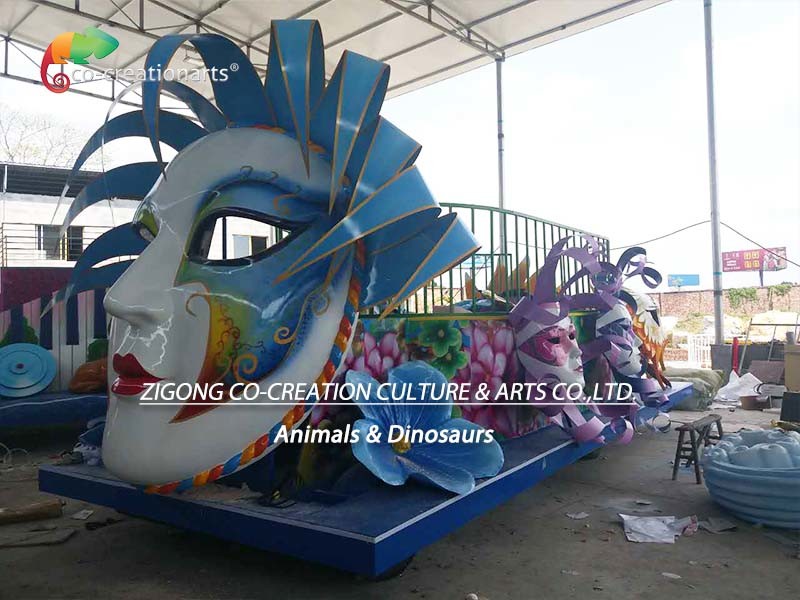 Festival Celebration Custom Made Animatronics Carnival Parade Floats 4.5 meters