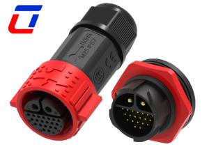China IP67 Power Signal Multi Pin Electrical Connectors Waterproof Male Female 22 Pin wholesale