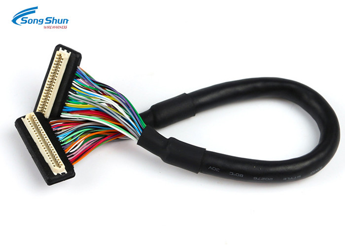 TFT Display Connector LVDS Monitor Cable , Bare Copper 31pin LVDS HDMI Cable
