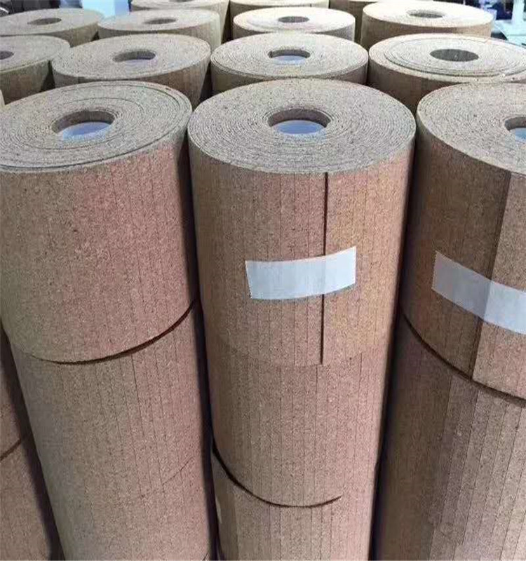 Square Sticky Cork Pads Roll For Glass Storage And Transportation
